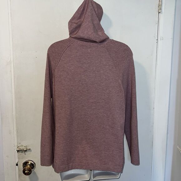 SOFT SURROUNDINGS Dusty Mauve Super Soft Hooded Sweater-XS - Picture 4 of 8